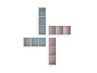 Настенная полка из дерева Nidi Tynn фабрика nidi из Италии