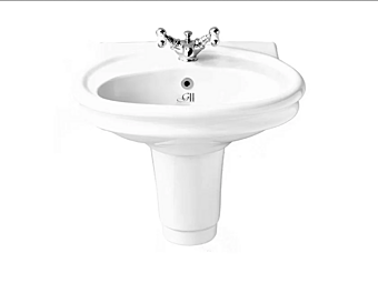 Настенный умывальник из фарфора Hillingdon Gentry Home фабрика Gentry Home из Италии