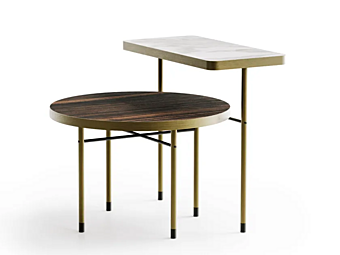 Боковой столик из дерева и мрамора Capital Collection Parure PAR.SR фабрика Capital Collection из Италии