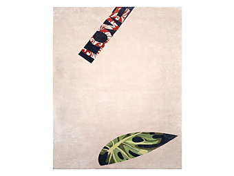 Коврик из бамбукового волокна ручной работы ERBA ITALIA Pink фабрика ERBA ITALIA из Италии