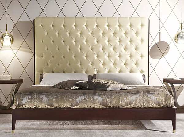 Двуспальная кровать с мягкой спинкой из ткани OPERA CONTEMPORARY Ivette 42700 фабрика OPERA CONTEMPORARY из Италии. Фото №2