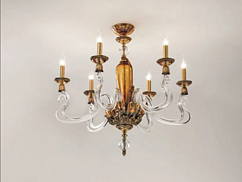 Люстра с кристаллами Сваровски Barocco L6 Euroluce Lampadari Люстра с кристаллами Сваровски Barocco L6 Euroluce Lampadari фабрика EUROLUCE LAMPADARi из Италии
