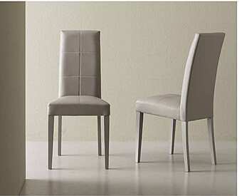 Стул из массива дерева, металла и эко-кожи ARREX A116 фабрика ARREX из Италии