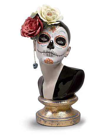Бюст LLADRO Beautiful Catrina Figurine. Limited Edition фабрика LLADRO из Италии
