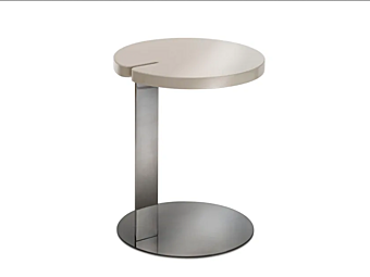 Круглый деревянный кофейный столик SABA Butter 0130SL фабрика SABA из Италии