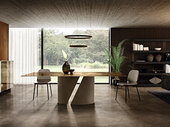 Прямоугольный стеклянный стол Wadi LAGO 2515X фабрика LAGO из Италии