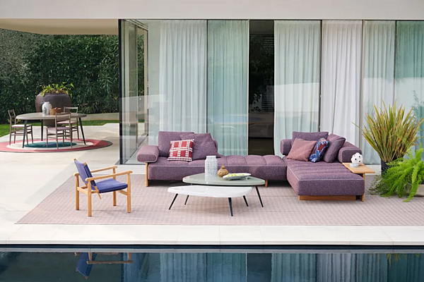 Коврик для улицы из полипропилена CASSINA Check Spider фабрика CASSINA из Италии. Фото №3