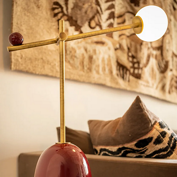 Настольная лампа из стекла с декоративными штырями MARIONI PIN COLLECTION 02985 фабрика MARIONI из Италии. Фото №7