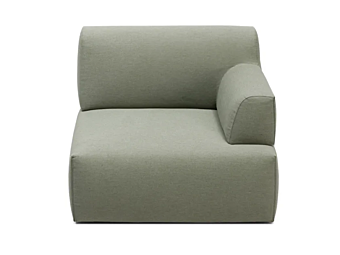 Угловое кресло с тканевой обивкой для сада Kristalia Palchetto 04PAL12SBS фабрика Kristalia из Италии