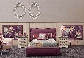 Кровать HALLEY 580 Кровать HALLEY 580 фабрика HALLEY из Италии