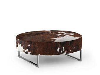 Обитанный круглый пуф из ткани i 4 Mariani Kubico фабрика i 4 Mariani из Италии