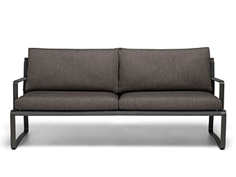 Диван с мягкой спинкой на два места из ткани Molteni & C PHOENIX