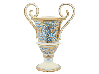 Ваза из керамики ручной работы Zodiaco Oro L_Antica Deruta ZD/1091/60 Ваза из керамики ручной работы Zodiaco Oro L_Antica Deruta ZD/1091/60 фабрика L'Antica Deruta из Италии