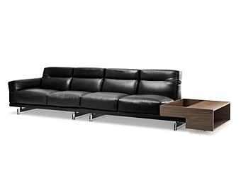 Секционный диван на четыре места из кожи от i 4 Mariani Niky фабрика i 4 Mariani из Италии