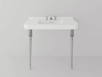 Керамичная овальная раковина-консоль с ножками Rockefeller Park Avenue Alexa PKASTON-PKMLEGSALEXA фабрика Park Avenue из Италии