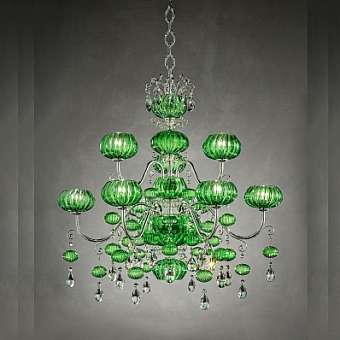 Люстра MASIERO (EMME PI LIGHT) LUXURY Jade Globe / 9+1