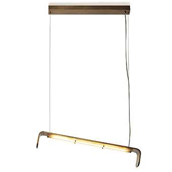 Подвеска из полированной латуни с алебастром  SIGMA L2  7304/BR фабрика SIGMA L2 из Италии