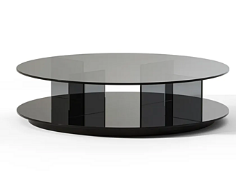 Кофейный столик круглой формы из стекла CASSINA Mex фабрика CASSINA из Италии