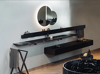 Мраморная раковина с столешницей ELL AGAPE фабрика Agape из Италии