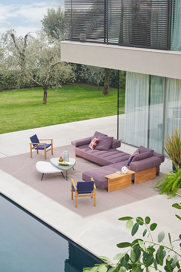 Коврик для улицы из полипропилена CASSINA Check Spider фабрика CASSINA из Италии. Фото №5