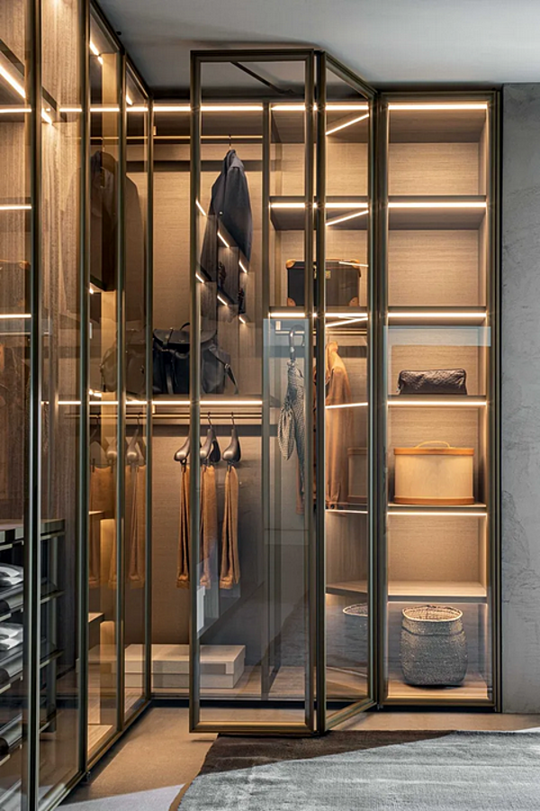 Секционный гардероб с системой Gliss Master из материалов Molteni & C Sistema 7 фабрика Molteni & C.(+VITRA) из Италии. Фото №3
