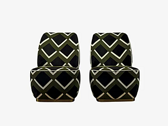 Кресло с обивкой из ткани Giulia T Softhouse фабрика SOFTHOUSE из Италии