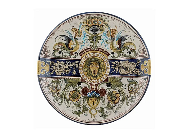 Керамическое настенное decor изделие Armi L_Antica Deruta AR/118/50 фабрика L'Antica Deruta из Италии. Фото №1