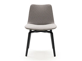 Стул с обитой спинкой из ткани MISURAEMME Michelle MS1E фабрика MisuraEmme из Италии