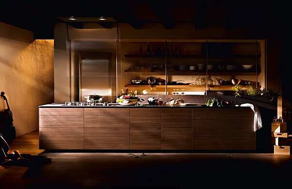 Кухня VALCUCINE Artematica Noce Tattile фабрика VALCUCINE из Италии. Фото №1