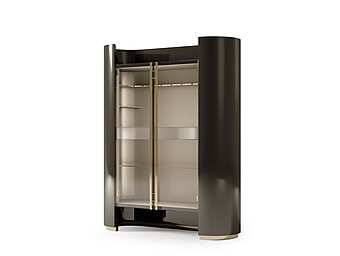 Барный лакированный высокий шкаф с дверцами BIZZOTTO ITALIA Ikat 982A фабрика Bizzotto Italia из Италии