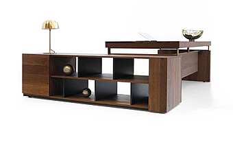 Письменный стол с тумбой DELLA ROVERE Narciso D275114 фабрика DELLA ROVERE из Италии