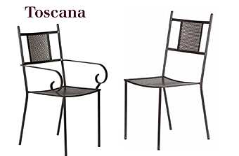 Стул металлический садовый L_Antica Deruta Toscana Стул металлический садовый L_Antica Deruta Toscana фабрика L'Antica Deruta из Италии