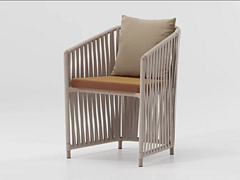 Кресло с подлокотниками из алюминия KETTAL Bitta Lounge 7L100-40A-00 фабрика KETTAL из Италии