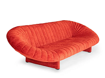 Диван с обитой спинкой из ткани GIOVANNETTI RE Sole фабрика GIOVANNETTI из Италии