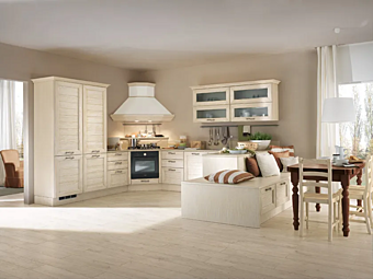 Кухня из ясеня с ручками LUBE CUCINE  Claudia 06