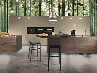 Кухня с островом из материала LAGO AIR 0465 Кухня с островом из материала LAGO AIR 0465 фабрика LAGO из Италии