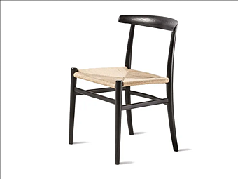 Стул с мягкой спинкой из ясеня и веревки CASAMILANO ZOE фабрика CASAMILANO из Италии