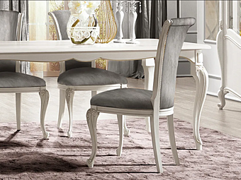 Обитое деревянное кресло CASA +39 Puccini 7612 фабрика CASA +39 из Италии