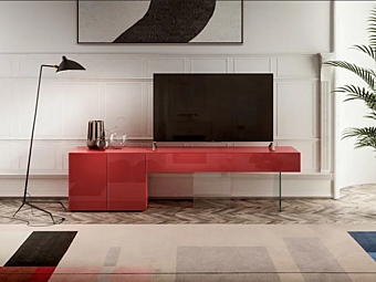 ТВ тумба из дерева LAGO 36E8 0522 ТВ тумба из дерева LAGO 36E8 0522 фабрика LAGO из Италии