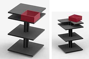 Кофейный столик круглой формы из лиственницы ALBEDO NYMQ43B фабрика ALBEDO из Италии