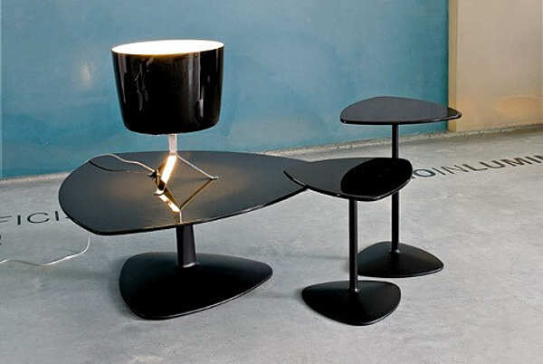 Журнальный стол ISLANDS BLACK фабрика CALLIGARIS из Италии. Фото №2