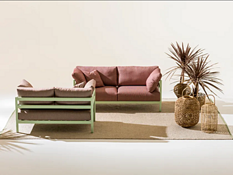 Диван с тканевой обивкой для сада Liu Jo Living Collection Riva