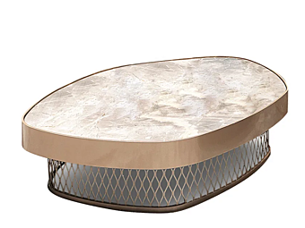 Мраморный журнальный столик Asparagus от CORTEZARI 139-M фабрика CORTE ZARI из Италии