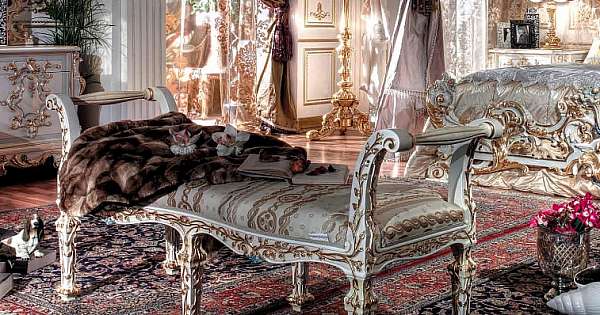Банкетка ASNAGHI INTERIORS GD3609 Gold collection