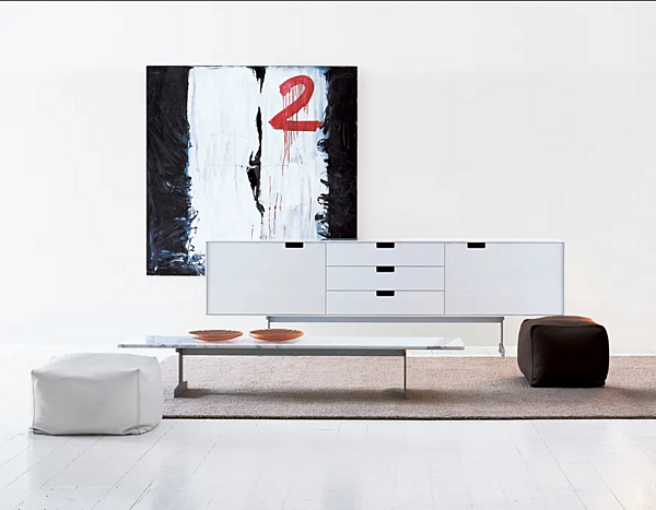 Буфет с дверцами из дерева Simplon Cappellini S8_S1B фабрика Cappellini из Италии. Фото №2