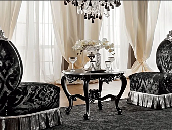 Кофейный стол из массива дерева низкий MODENESE GASTONE 12626 фабрика MODENESE GASTONE из Италии