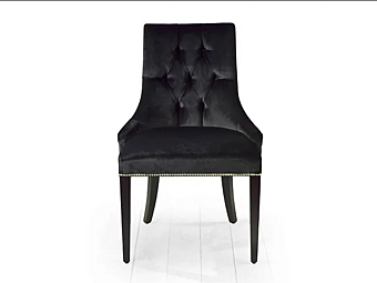 Кресло с обитой спинкой из ткани MARIONI Kent 02148 фабрика MARIONI из Италии