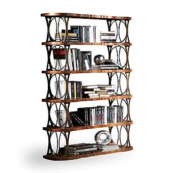 Открытая деревянная книжная полка CARPANELLI Mistral 6 LB31 + 10 EL24 фабрика CARPANELLI из Италии