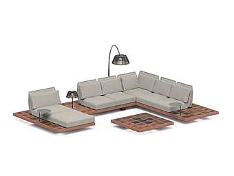 Диван композиция 5 для улицы и сада ROYAL BOTANIA Mozaix MZX SET 05 фабрика ROYAL BOTANIA из Италии