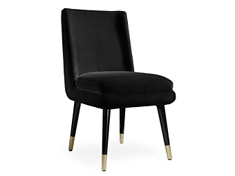 Стул с обитой спинкой из ткани DOM Edizioni Diana фабрика DOM Edizioni из Италии